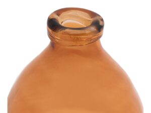 Soria Handblown Glass Vase Amber