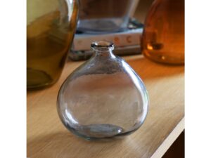 Alaro Handblown Glass Vase Smoke