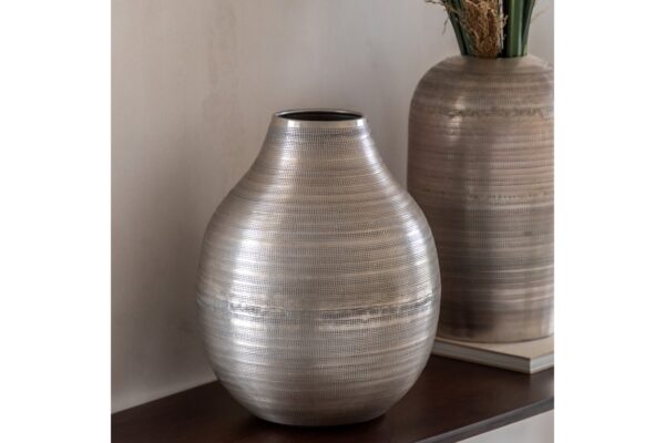 DF-GAL-5056693580607-featured Zahara Hammered Metal Vase