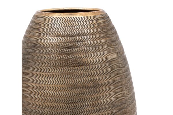 DF-GAL-5056693580621-featured Artistic Aluminium Tall Vase Arrow Antique Brass