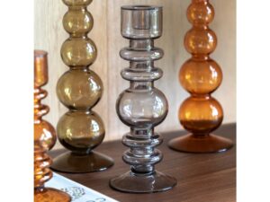 Movera Glass Taper Candlestick