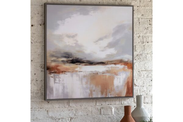 Warm Horizon Framed Canvas