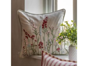 Kilnsey Embroidered Meadow Cushion