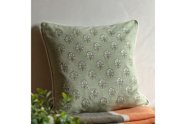 DF-GAL-5056693587897-featured Ilkley Embroider Floral Cushion Sage