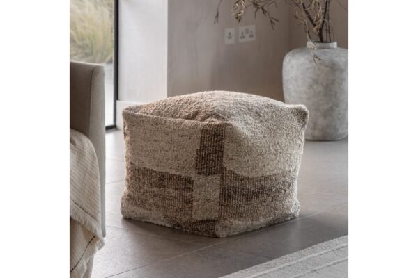 Herning Tonal Pouffe Natural