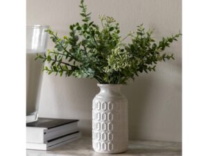 Retro Vase with Eucalyptus