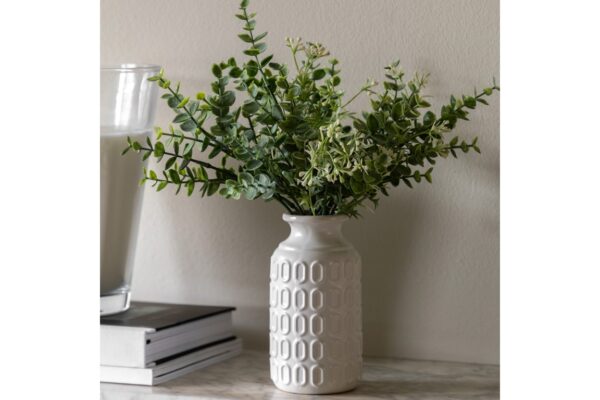 Retro Vase with Eucalyptus