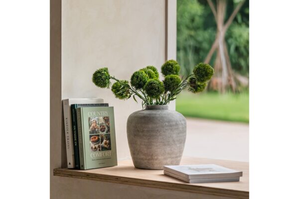 Faux Stem Statement Bloom Green 12pk