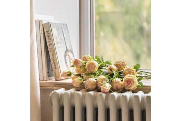 Faux Stem Vintage Rose 6pk