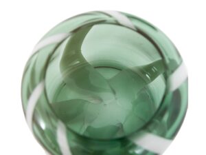 Candy Stripe Tealight Holder Set of 2 Green