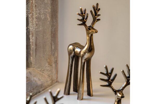 Stag Antique Gold Decoration