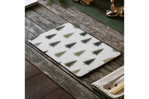 Woodland Trees Placemat and Coaster Set 4pk
