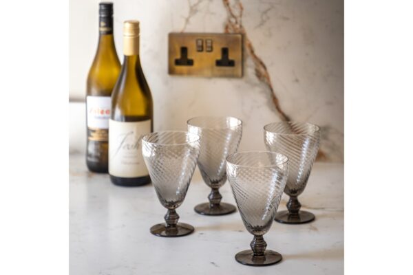 Swirl Wine Glass 4pk