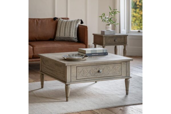 DF-GAL-5059413422249-featured-1 Rustique Square 2 Drawer Coffee Table