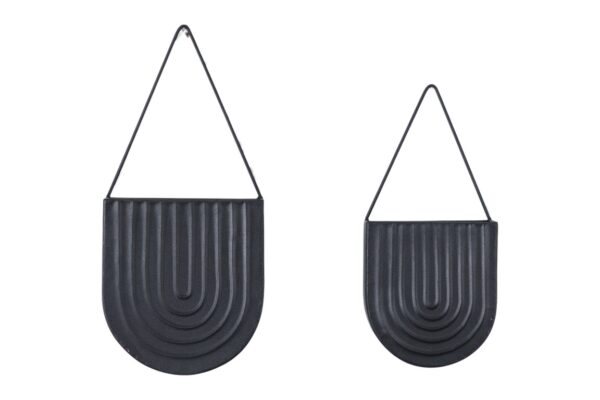 Lexy Wall Planter (Set of 2) Black