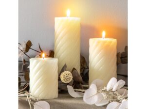 Vanilla Pillar Candle Twist
