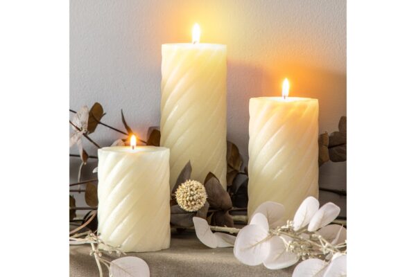 Vanilla Pillar Candle Twist