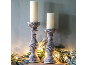 Amesbury Candlestick Aged Small