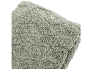 Textures Cross Knit Aspen Green 130x170cm