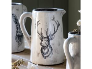 Stag Pitcher Vase