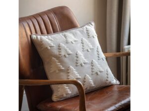 Woodland Embroidered Tree Cushion