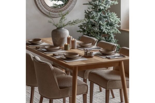 Woodland Festive Stripe Placement 4pk