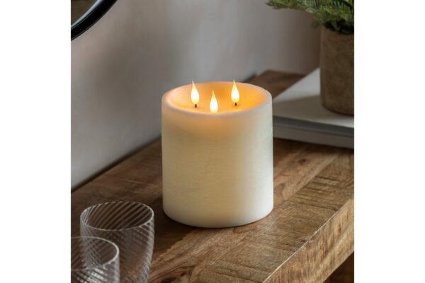DF-GAL-5061087222278-featured LED 3 Wick Candle
