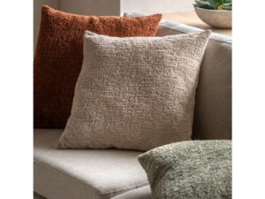 Kaia Chenille Cushion Taupe
