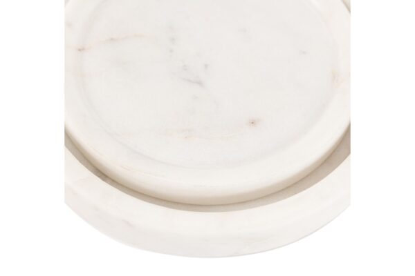 DF-GAL-5061087223824-featured Piedra Marble Trinket Tray White Set of 2