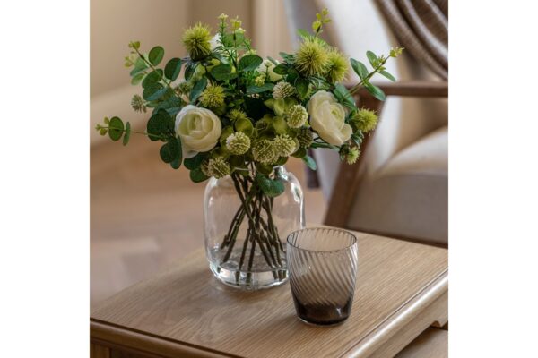 Rose Eucalyptus Vase Arrangement