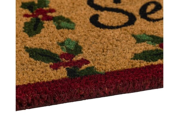 Holly Tis The Season Doormat