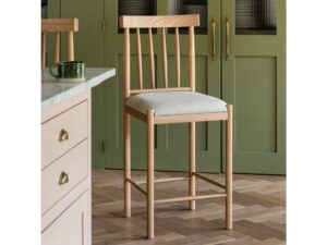 Eton Upholstered Bar Stool Natural 2pk