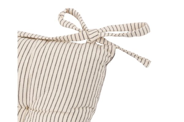 Fairford Woven Stripe Seatpad Cream