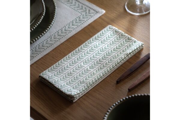 Arbor Leaf Napkins Natural 4pk