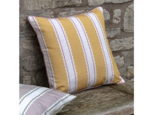DF-GAL-5061087249329-featured Calivana Stripe Cushion Ochre and Pink