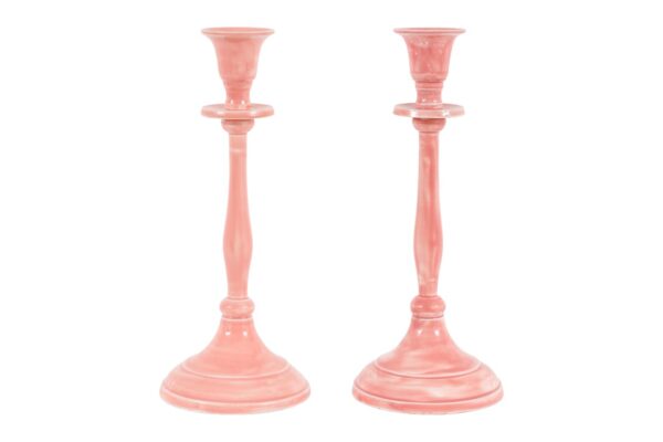 DF-GAL-5061087249732-featured Erla Candlesticks Pink Set of 2