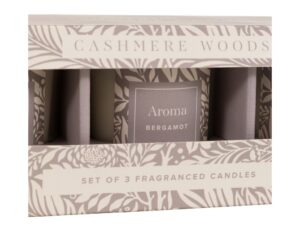 Cashmere Woods Candles Set of 3