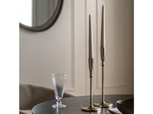 Ortillo Candle Stick Brushed Gold Set of 2