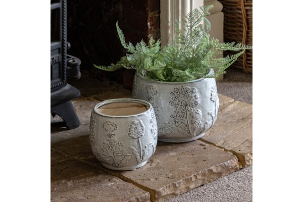 Meadow Floral Planter Set of 2