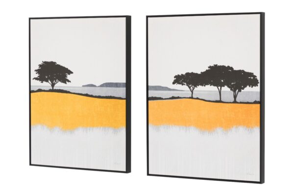 Seaview Framed Canvas Set of 2