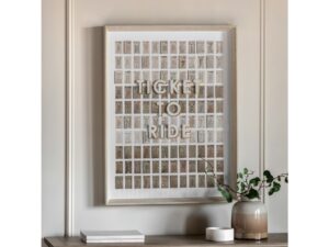 Ticket to Ride Framed Art