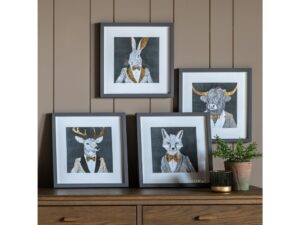 DF-GAL-5061087251971-featured Woodland Gentry Framed Art Set of 4