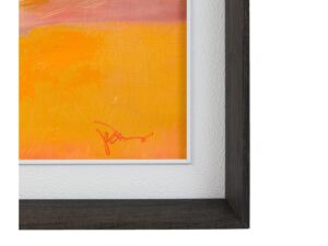 Blazing Framed Canvas