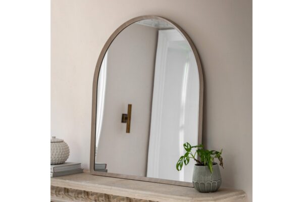 Sedona Overmantle Mirror Grey