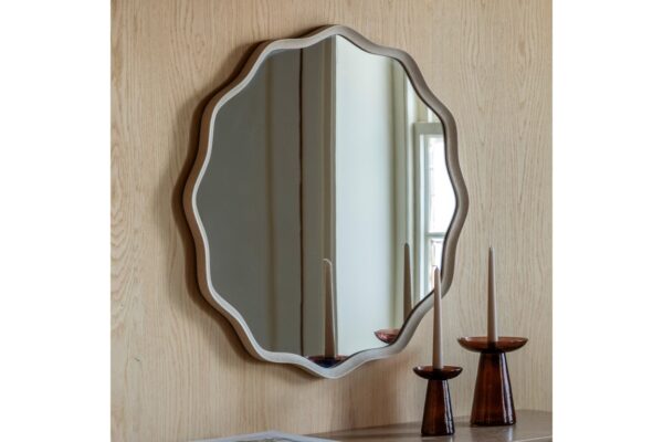 Monterey Wave Round Mirror