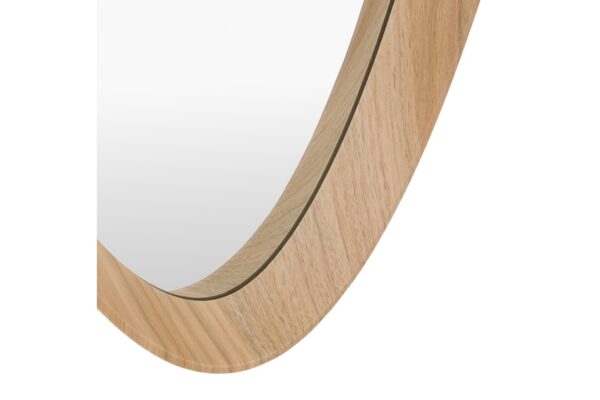Cedar Elipse Mirror Oak