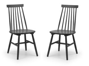 Set Of 2 Alassio Spindle Back Dining Chairs