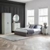 Alba 2 Drawer Bedside - Silk Grey