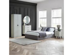 DF-JB-ALB001-featured-1 Alba 2 Drawer Bedside - Silk Grey
