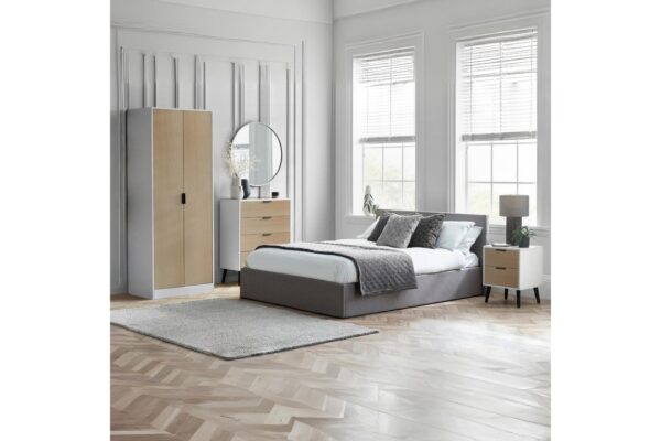 Alba 4 Drawer Chest - Silk Grey